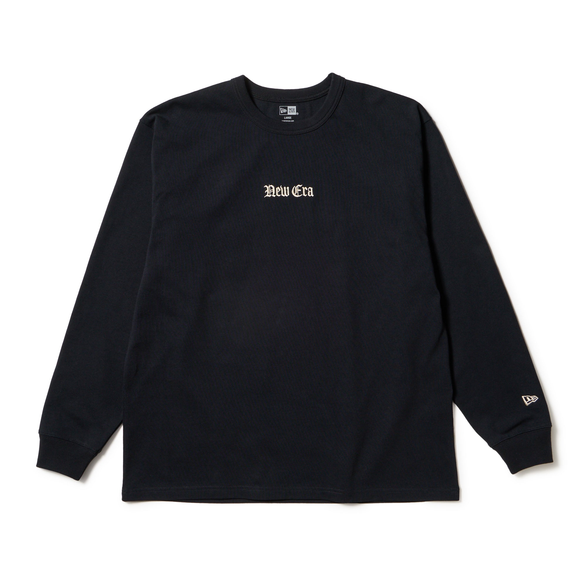 長袖 オーバーサイズド ヘビーウェイト コットン Tシャツ Old English