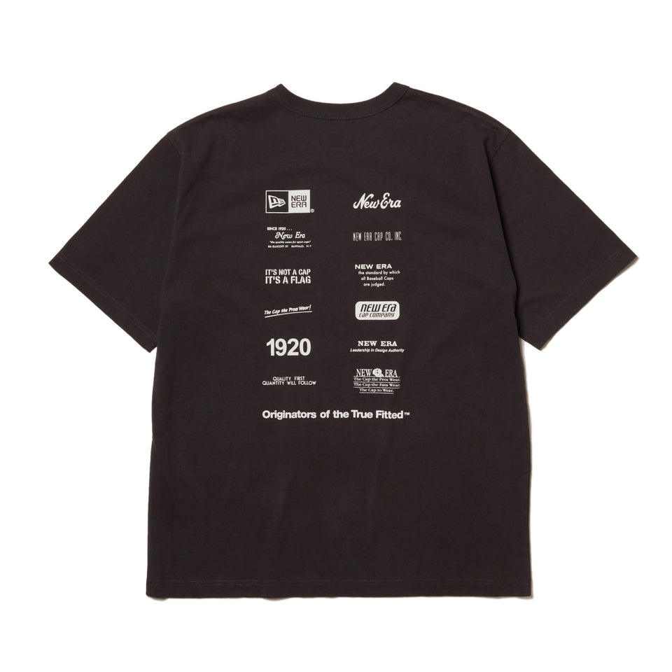 半袖 ウォッシュド コットン Tシャツ Logo Archive スミクロ