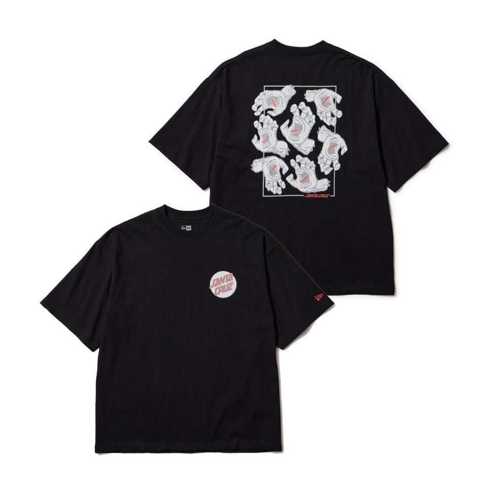 半袖 オーバーサイズド コットン Tシャツ SANTA CRUZ スクリーミング