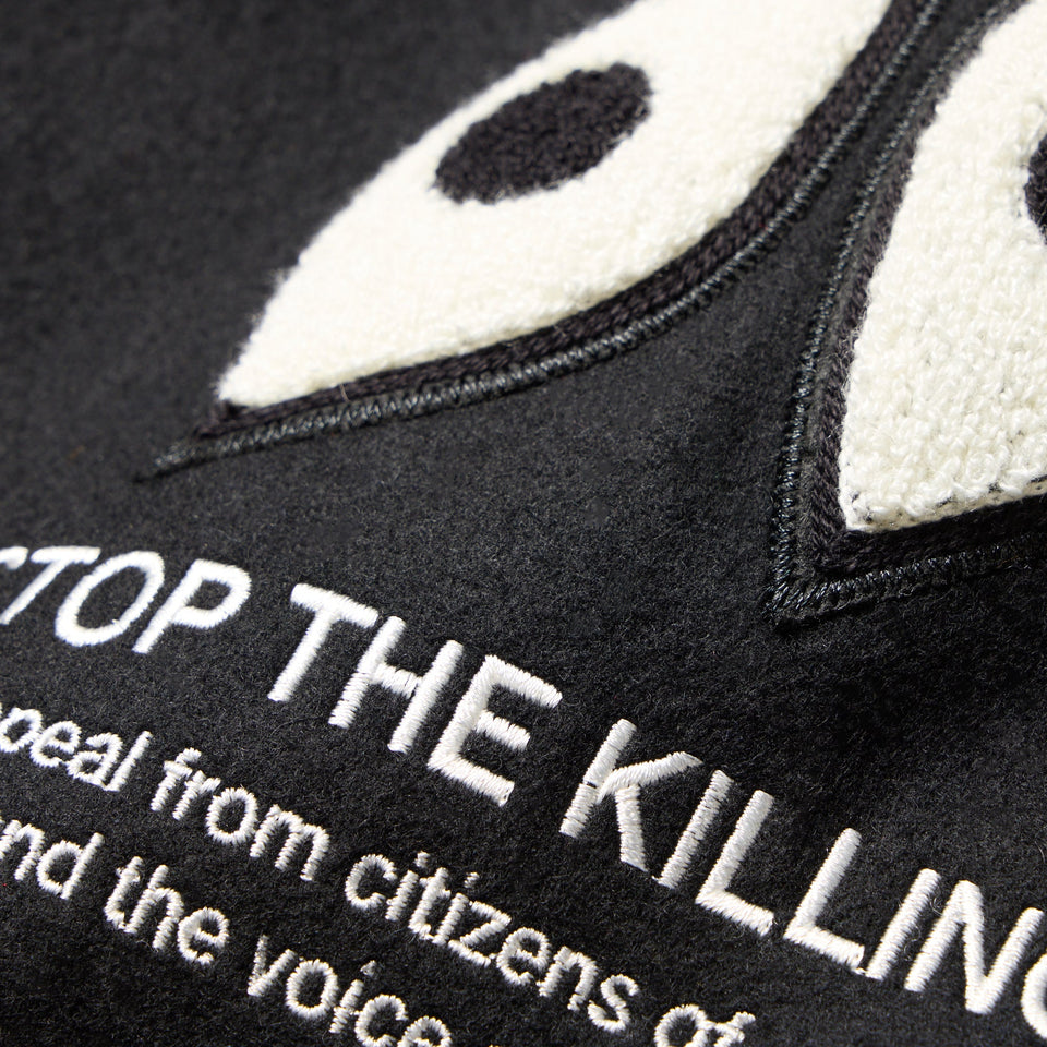 メルトン ヴァーシティジャケット TARO OKAMOTO 岡本太郎 殺すな