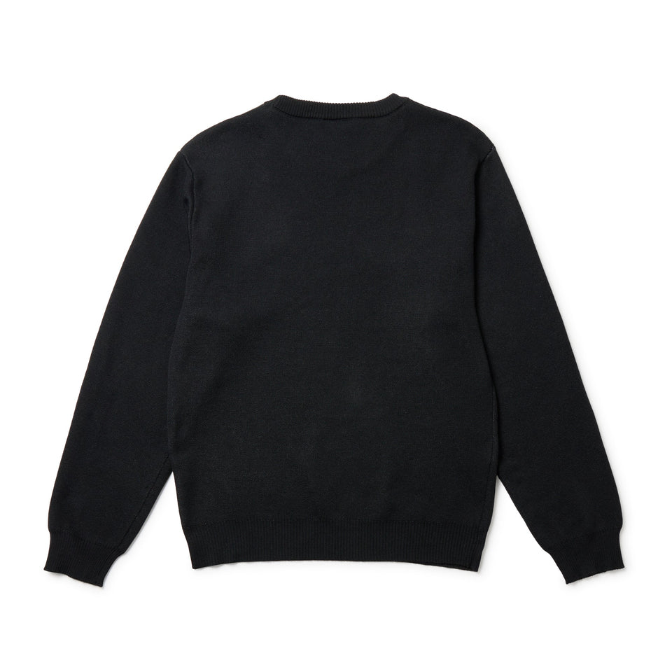 ニットセーター フラッグロゴ ブラック | ゴルフ | ニューエラ