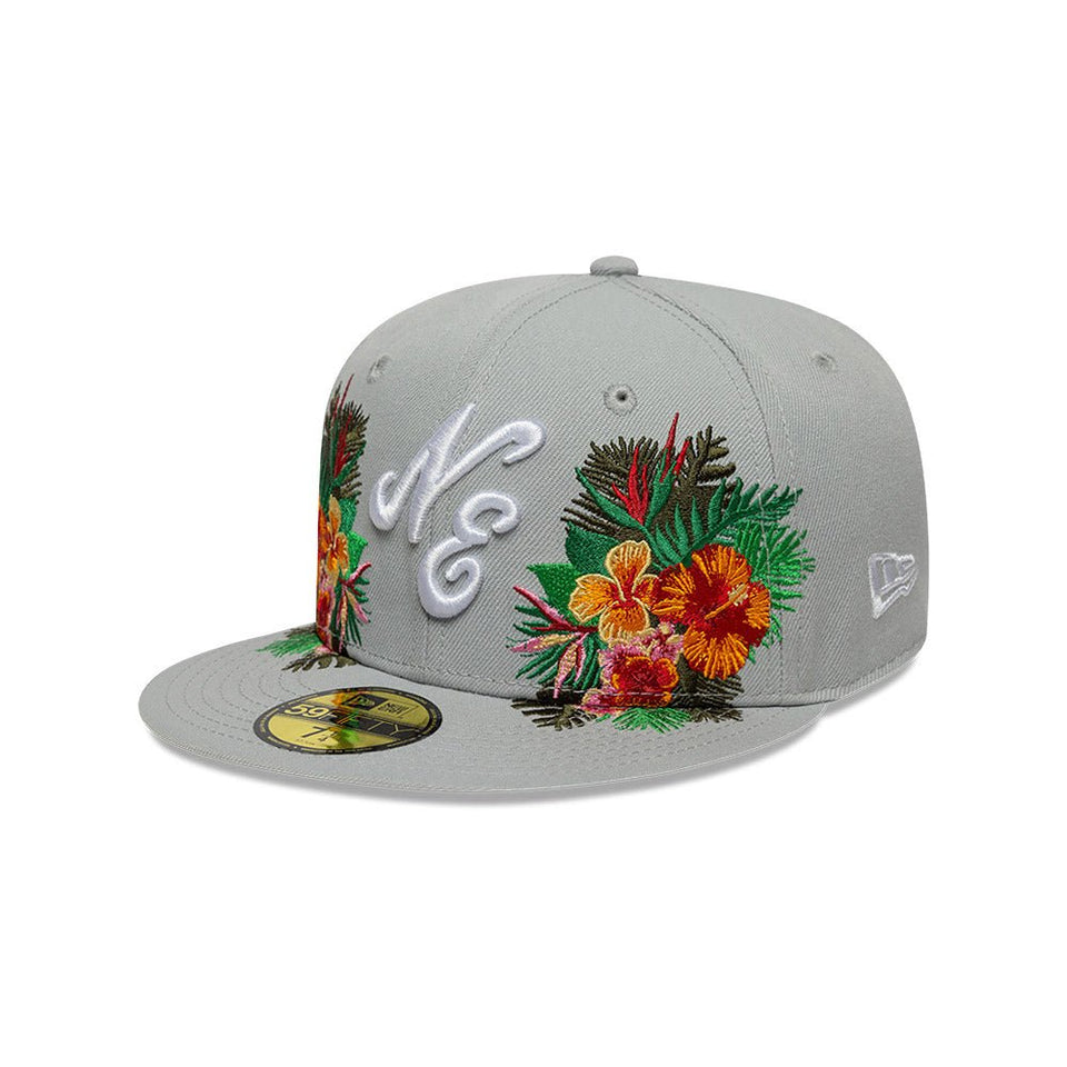 59FIFTY Flower Icon クラシックロゴ グレー | ニューエラオンラインストア