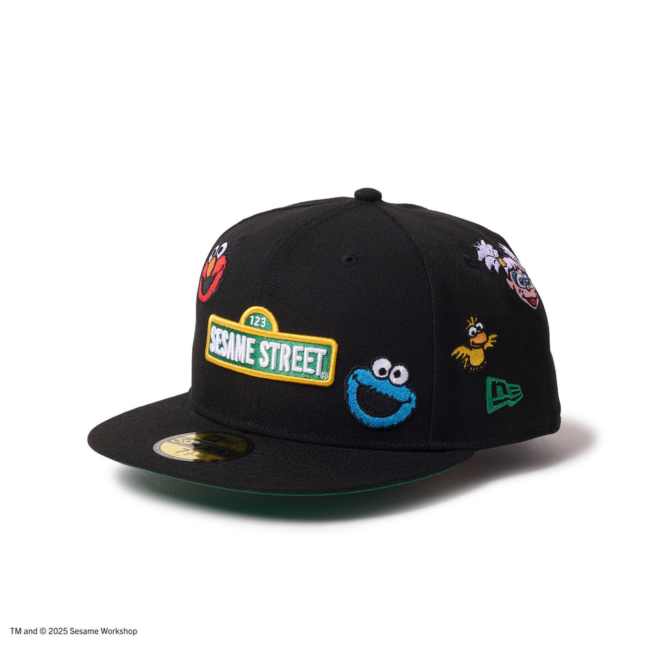 59FIFTY SESAME STREET セサミストリート オールオーバー ブラック