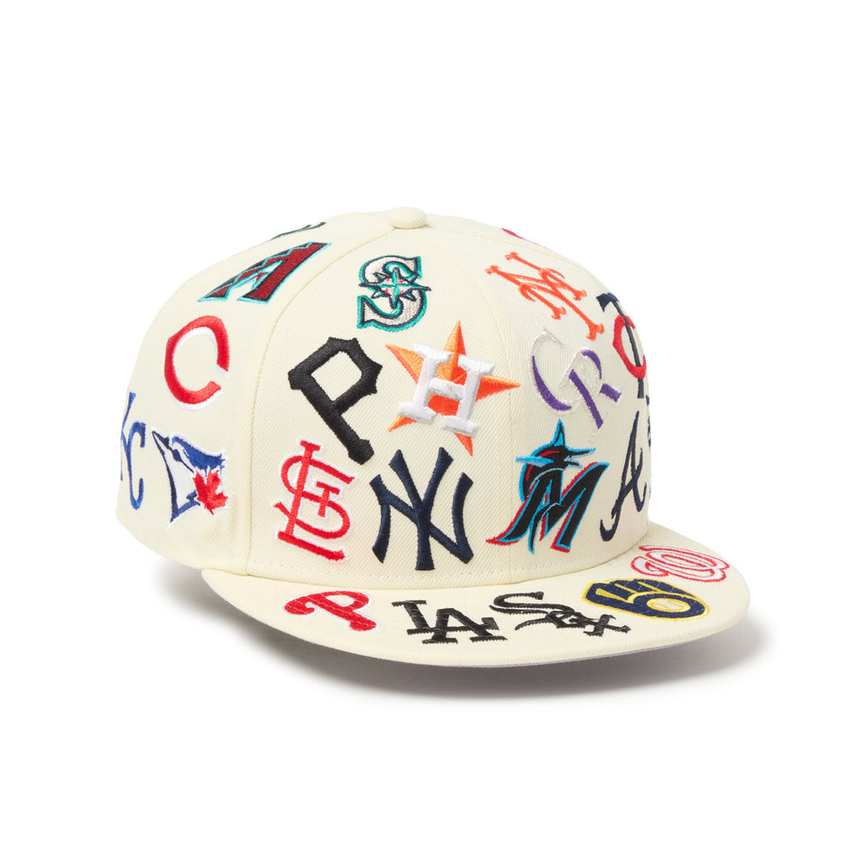 9FIFTY Team Logo Allover MLB クローム | ニューエラオンラインストア