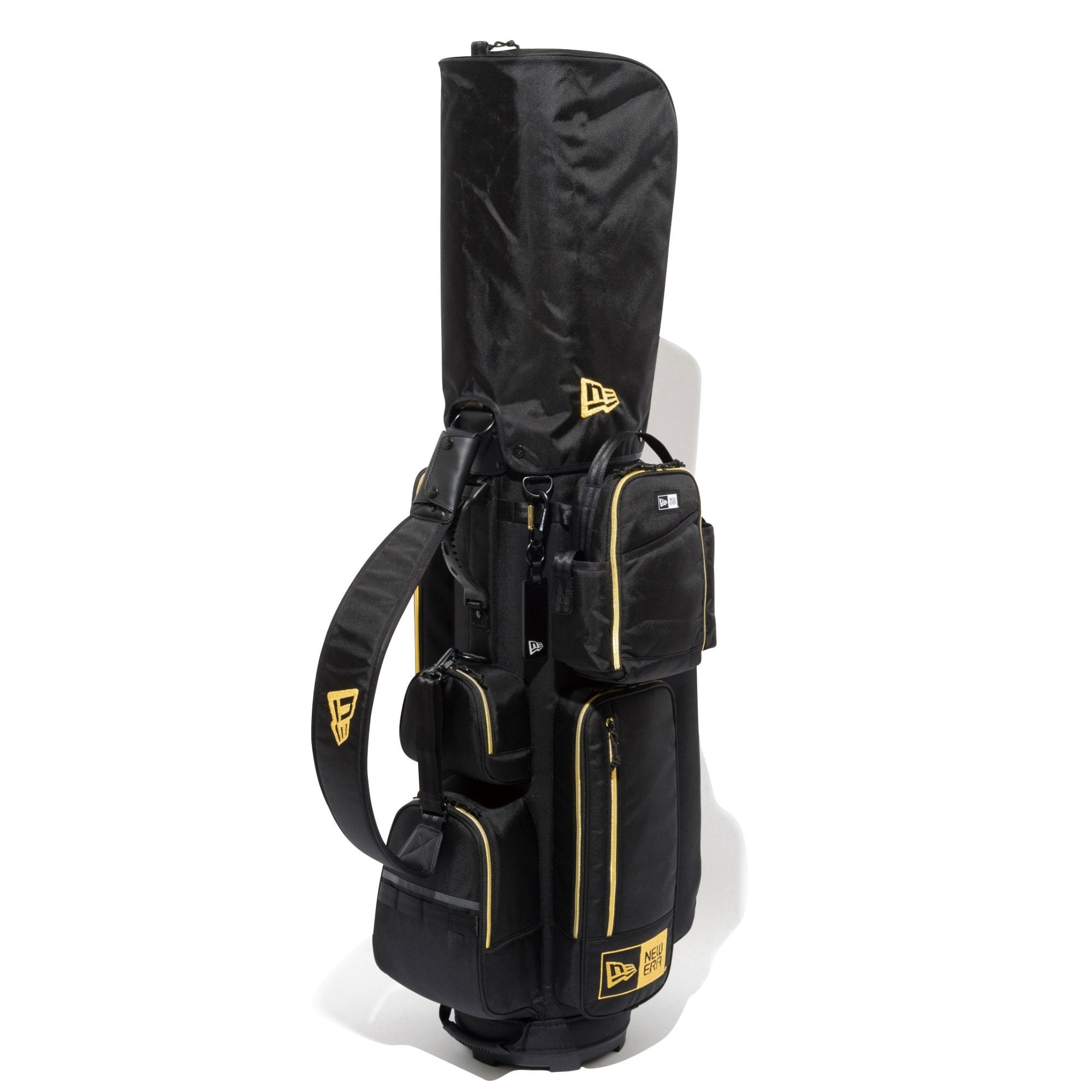 キャディーバッグ ブラック × ゴールド [ベーシックポーチ付き