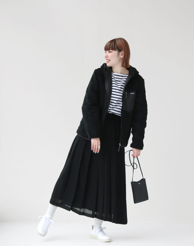 Patagonia パタゴニア リバーシブル レディキッズ M10 ブラック Patagonia/パタゴニア キッズ・リバーシブル・レディ・フレディ