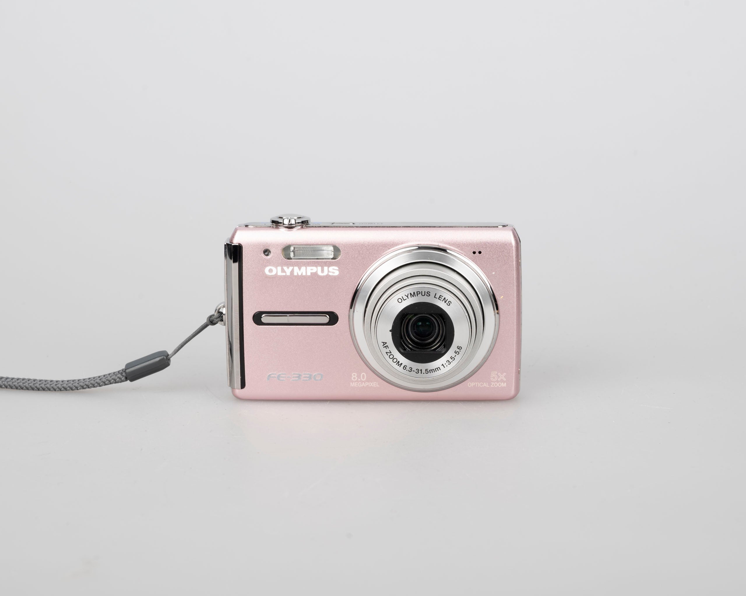 Olympus FE-330 8MP CCD sensor digicam w/ charger + battery + 2GB