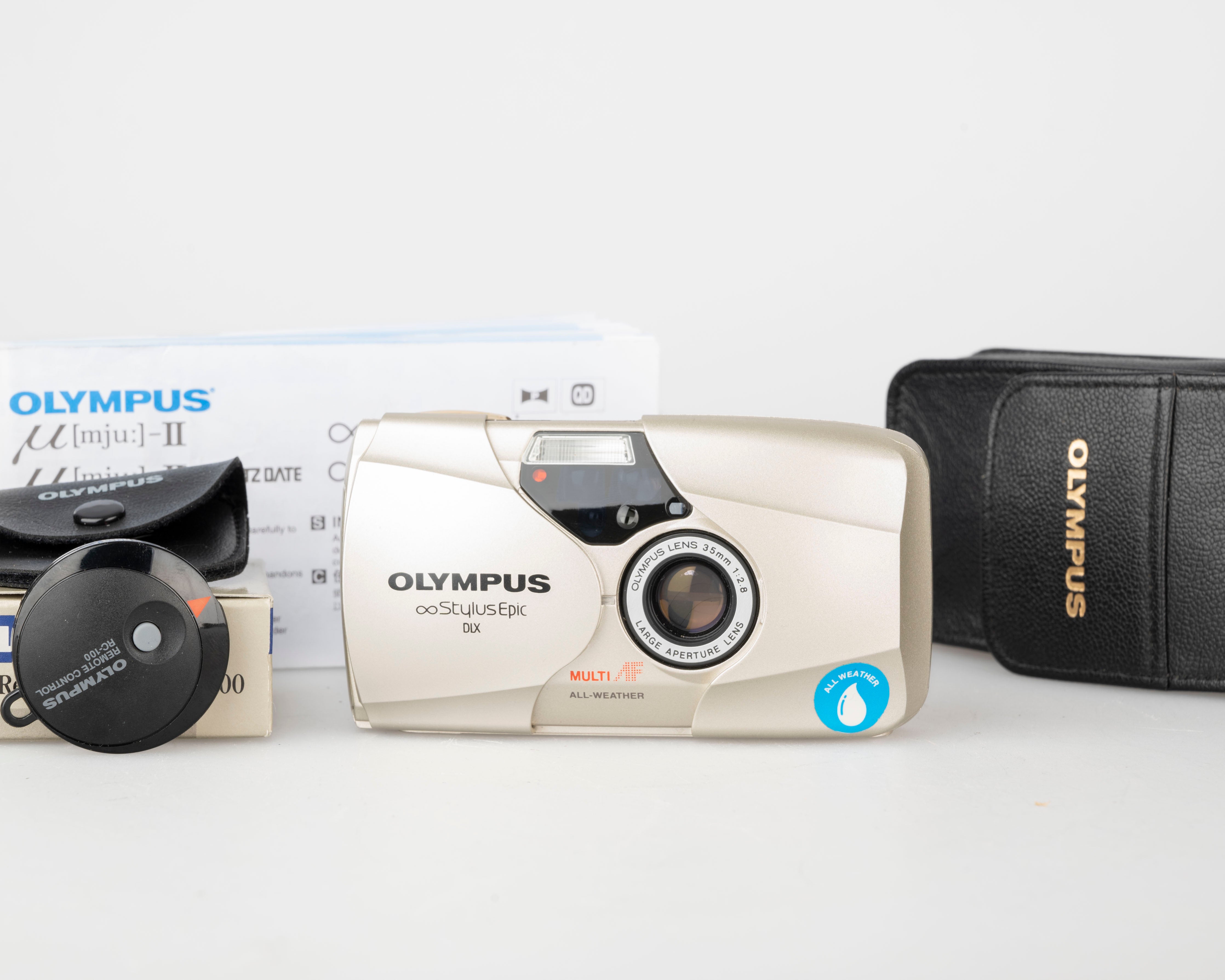 Olympus ∞ Stylus Epic (aka mju II or µ[Mju:]-II) 35mm film camera