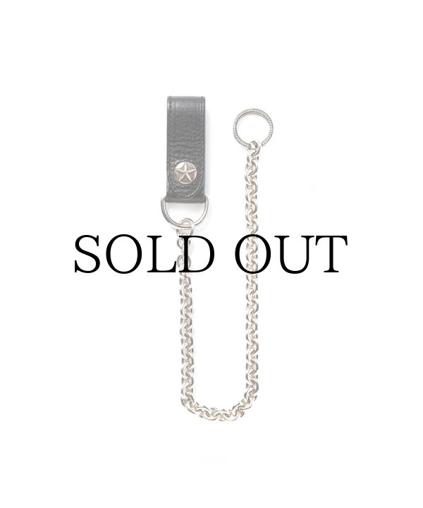 CALEE(キャリー) ウォレットチェーン SILVER STAR CONCHO LEATHER