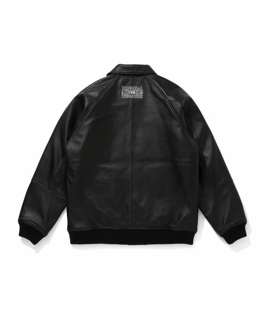 HIDEANDSEEK(ハイドアンドシーク) ジャケット Leather Virsity Jacket