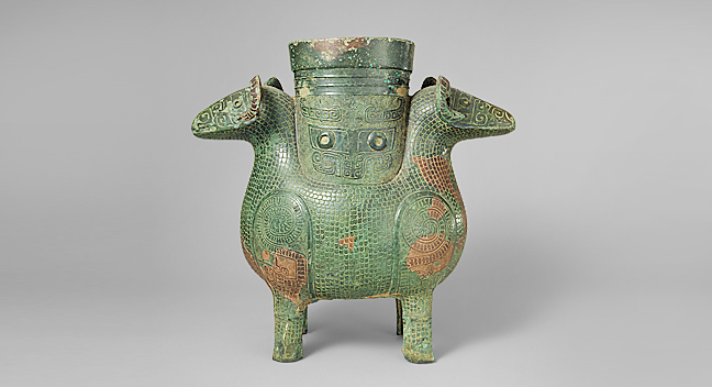 双羊尊｜根津美術館