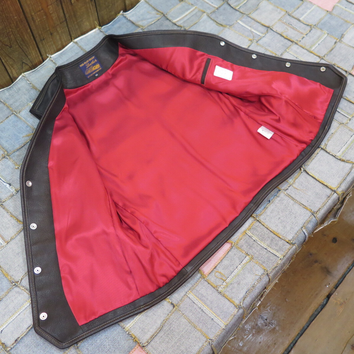 フラットヘッド】 ディアスキン ベスト 藤岡勇吉本店/鹿革 THE FLAT