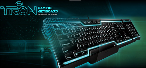 ゲーミングキーボード『TRON Gaming Keyboard Designed by Razer』が 4