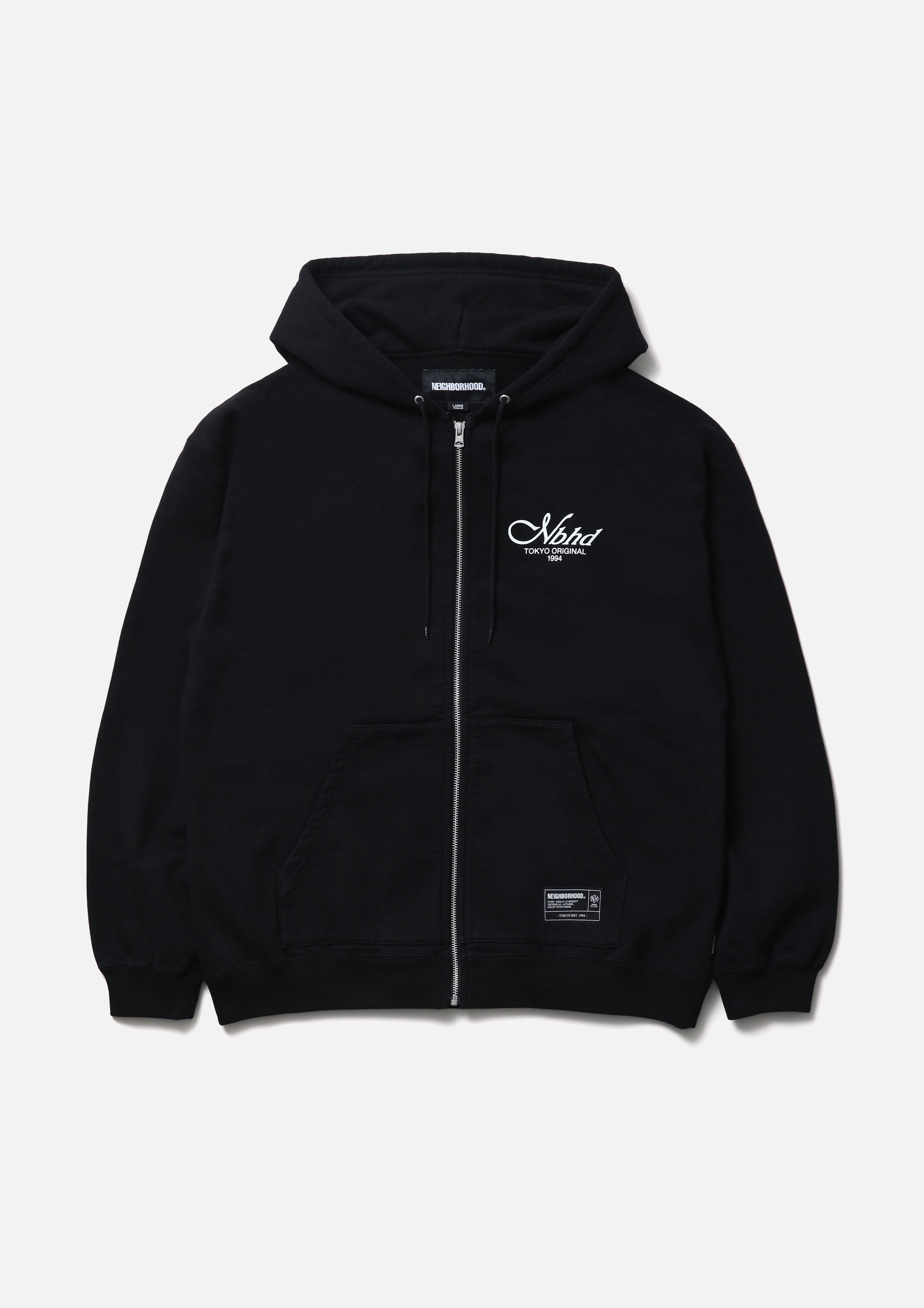 STAPLE SWEAT ZIP HOODIE LS
