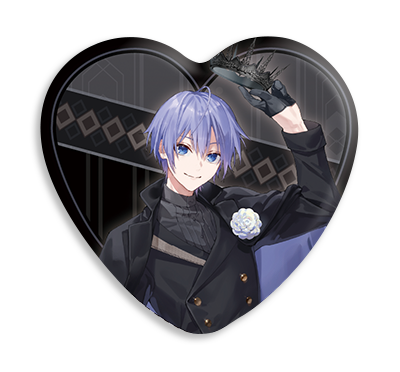 ネオポルテ 八神ツクモ ホワイトデー2024 ハート型缶バッジ 70個セット