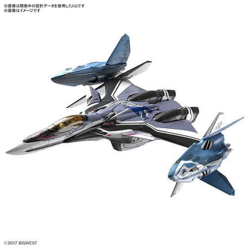 マクロスΔ 1/72 VF-31Fジークフリード/リル・ドラケン装備(ハヤテ