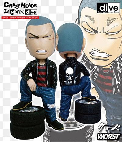 クローズ & WORST CRAZY HEADS クレイジーヘッド 河内鉄生 通常版