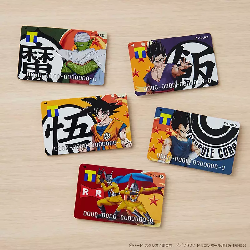 ドラゴンボール】Tカードにピッコロ、悟飯、悟空、ベジータ、ガンマ1