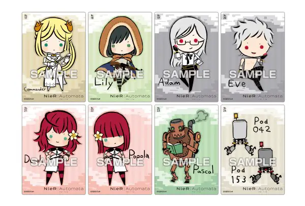 ニーア オートマタ】カード付ガム「TVアニメ NieR:Automata Ver1.1a