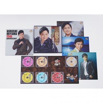 三山ひろし 15周年記念 愛蔵ボックス CD+DVD 全6枚｜音楽・舞台｜CD+DVD
