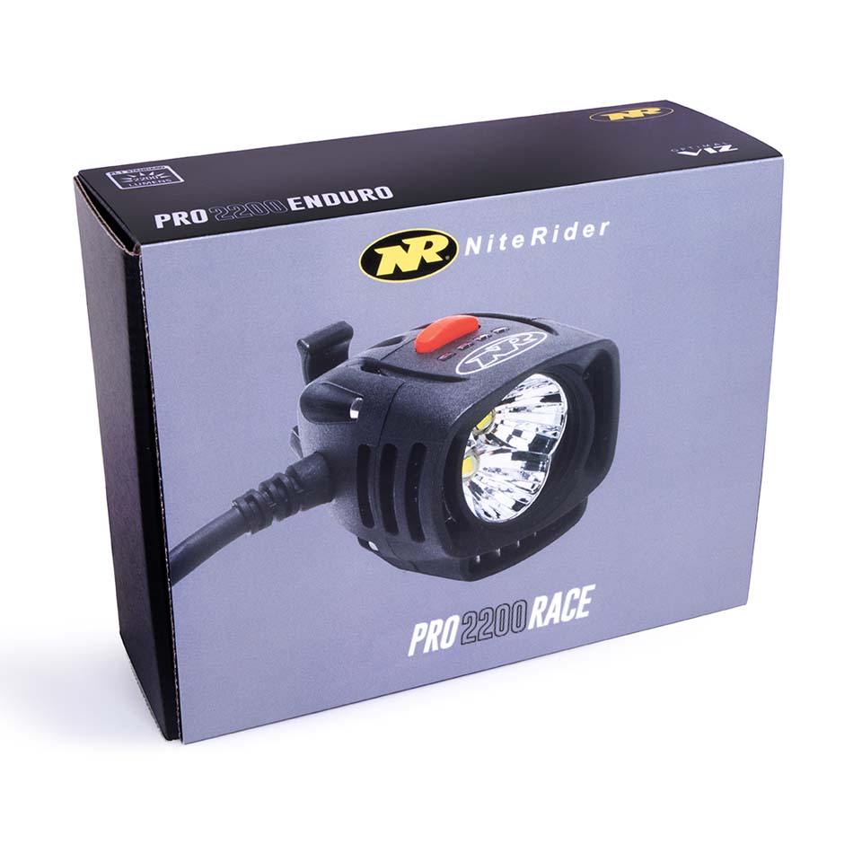 Pro 2200 Race (4 Cell) Front Bike Light a Powerful Cycling