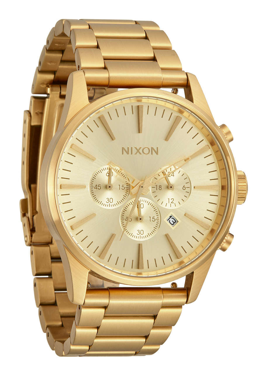 Sentry Chrono - All Gold – Nixon US