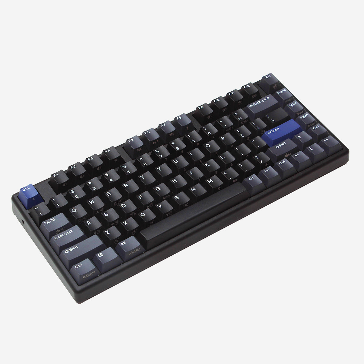 NiZ Micro82 静電容量無接点ワイヤレスキーボード 黒い