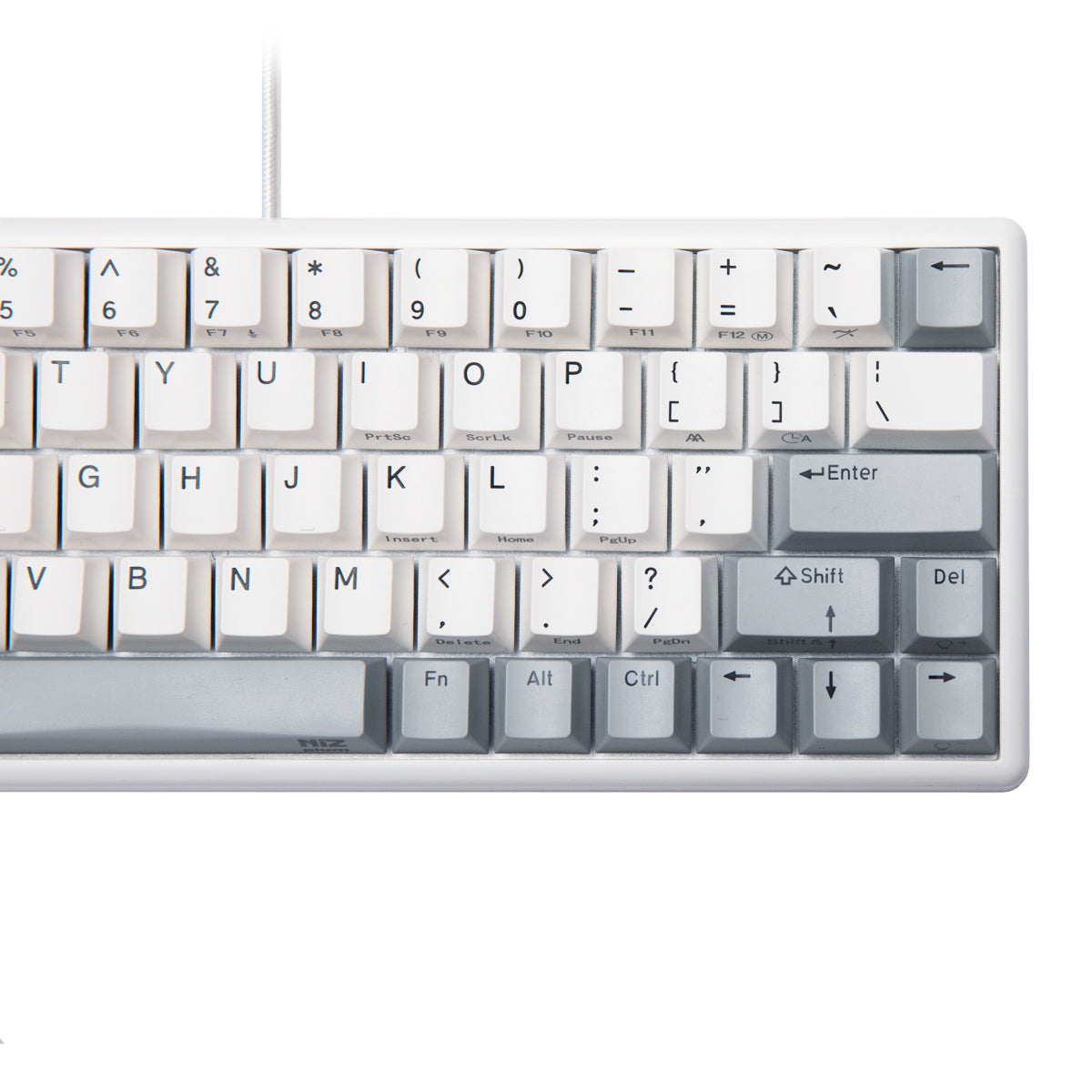 NiZ Atom66 White | 66キー コンパクト静電容量キーボード | ミニマル