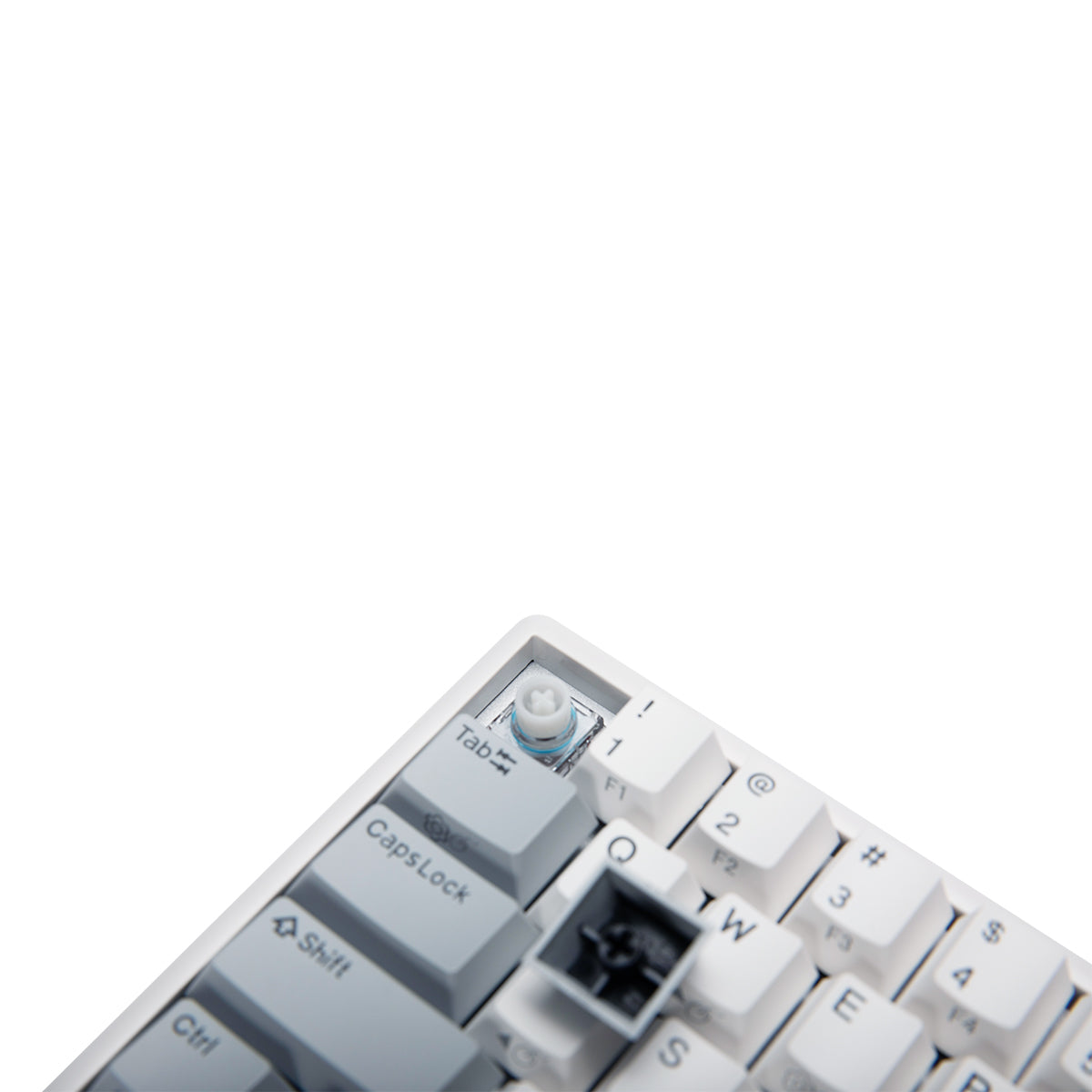 NiZ ATOM68 静電容量無接点キーボード コンパクトサイズ 白い