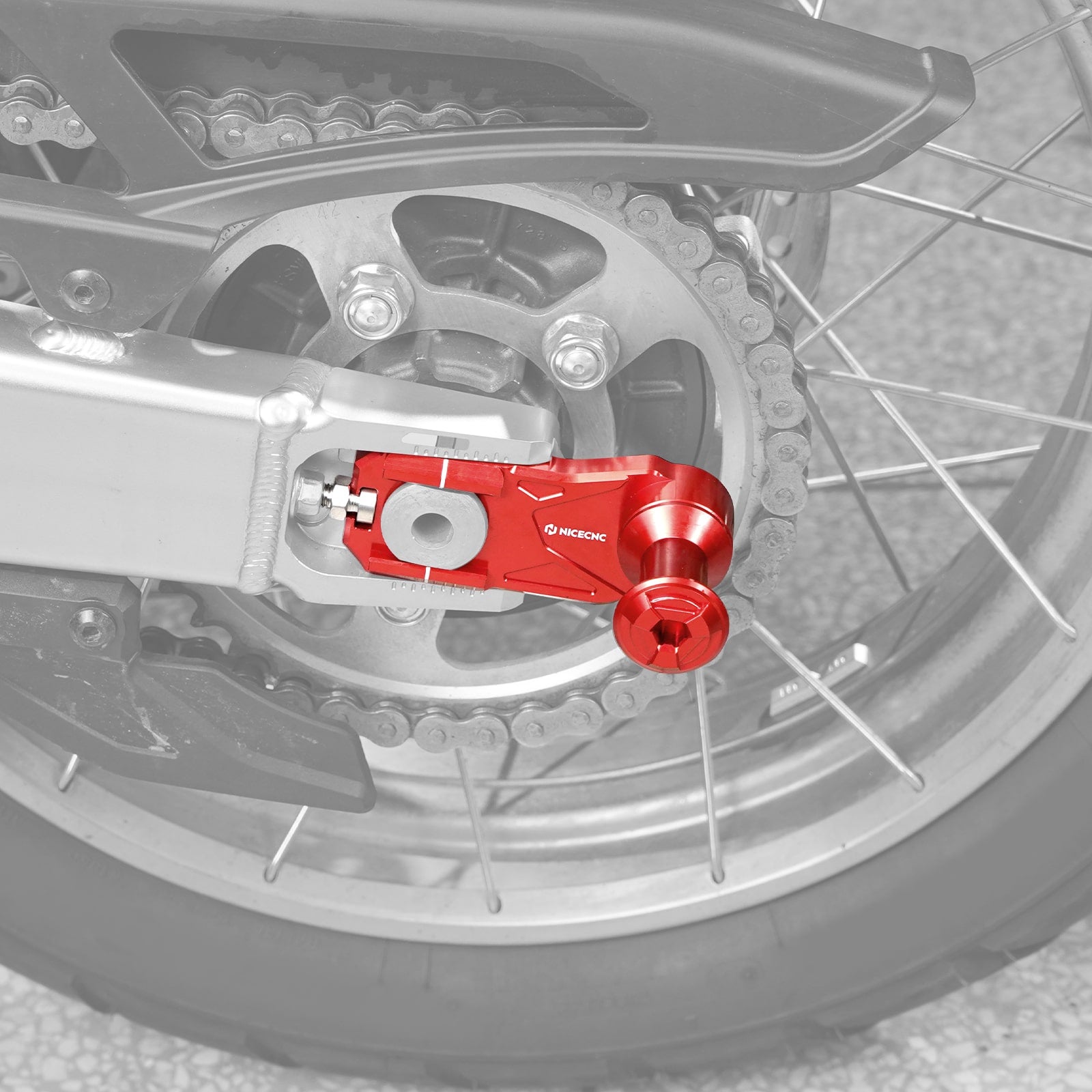 Honda CRF1100L Rear Axle Blocks Chain Tensioner Adjuster Kit