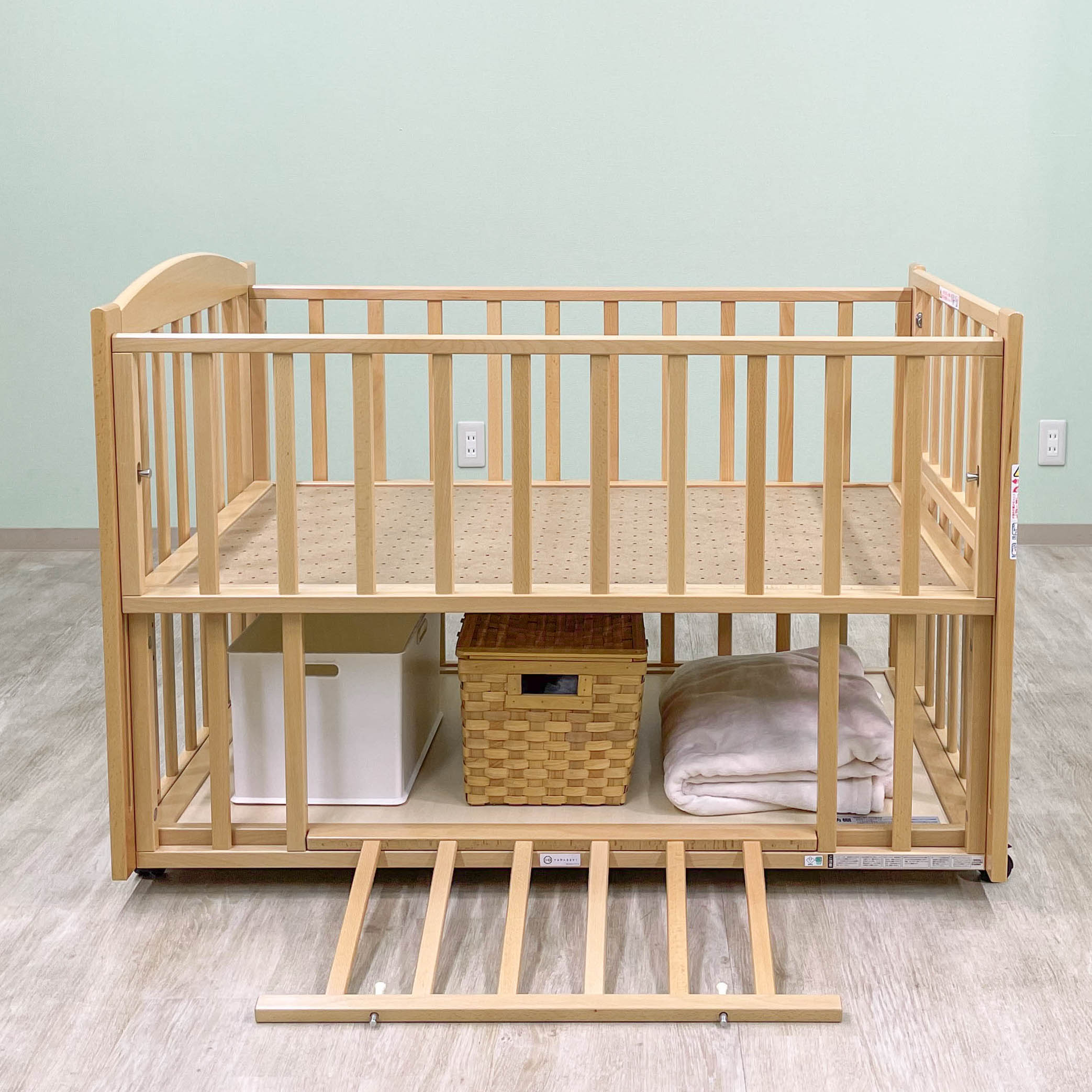 ヤマサキ ビーサイド ツーオープン 標準サイズ ロータイプ 添い寝