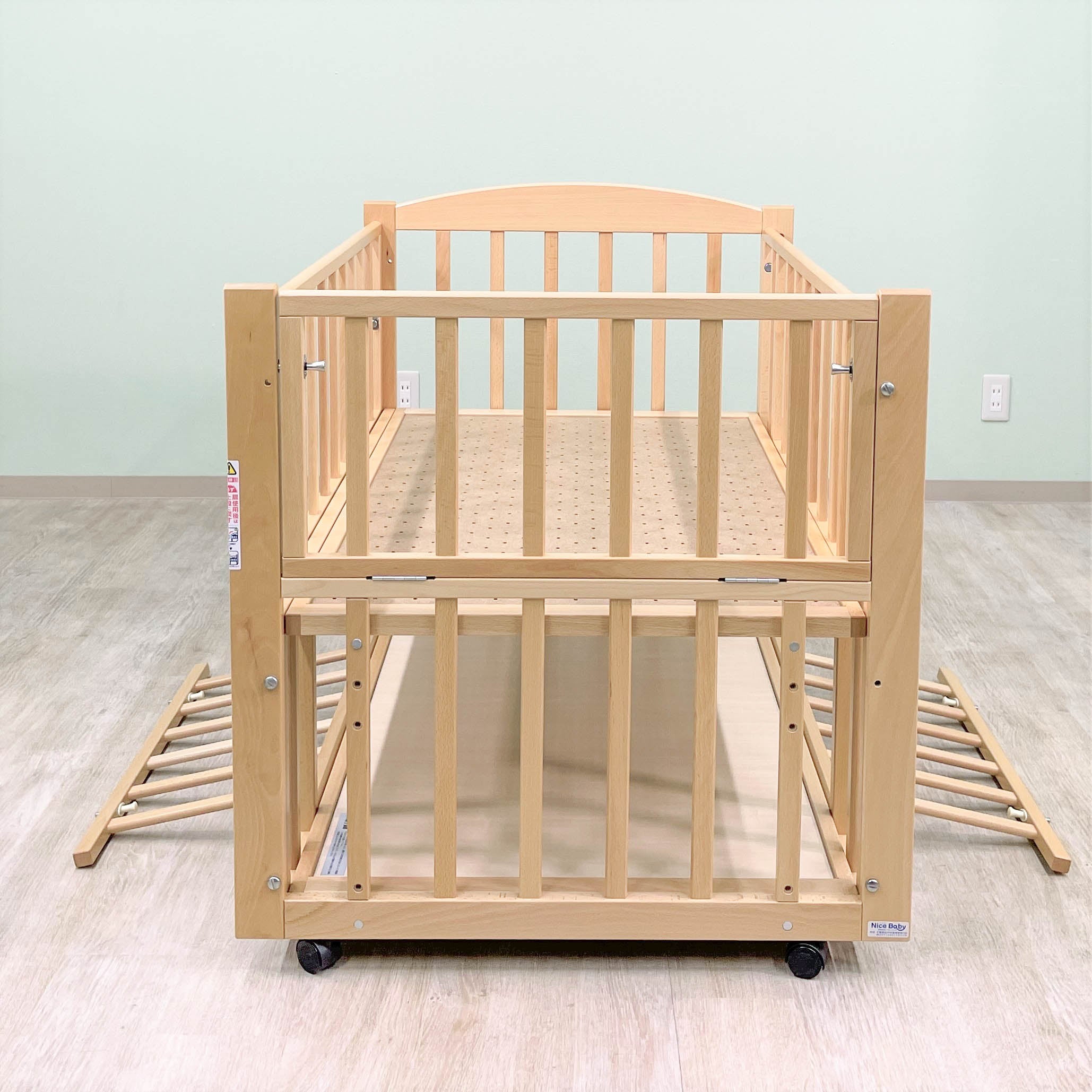 ヤマサキ ビーサイド ツーオープン 標準サイズ ロータイプ 添い寝