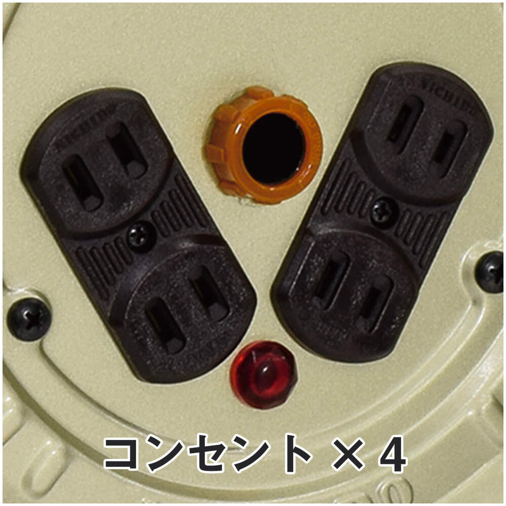 日動工業株式会社｜コードリール 100V 屋内用 アース無し 50m