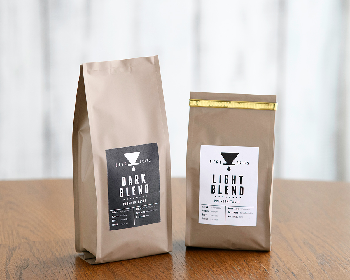 カラーサイドガゼット200gブルー｜ニコノスオンラインストア-コーヒー