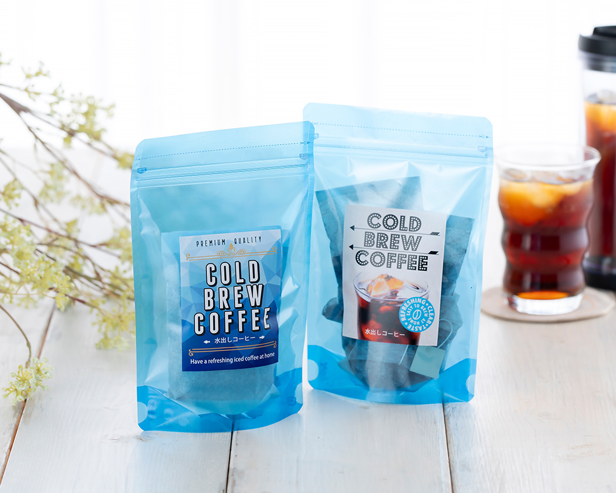 シースルースタンドチャック 100g アクア｜ニコノスオンラインストア