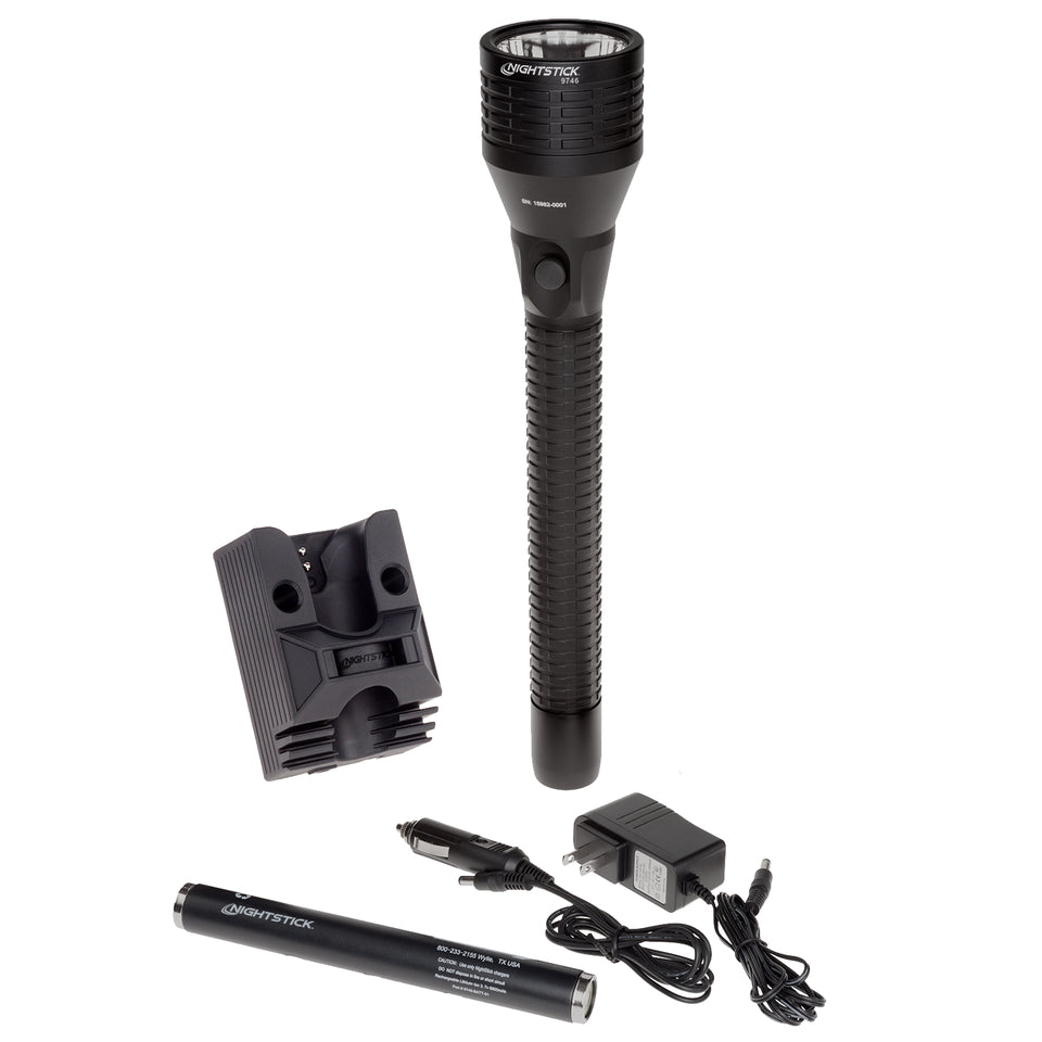 NSR-9746XL: Metal Full-Size Rechargeable Flashlight