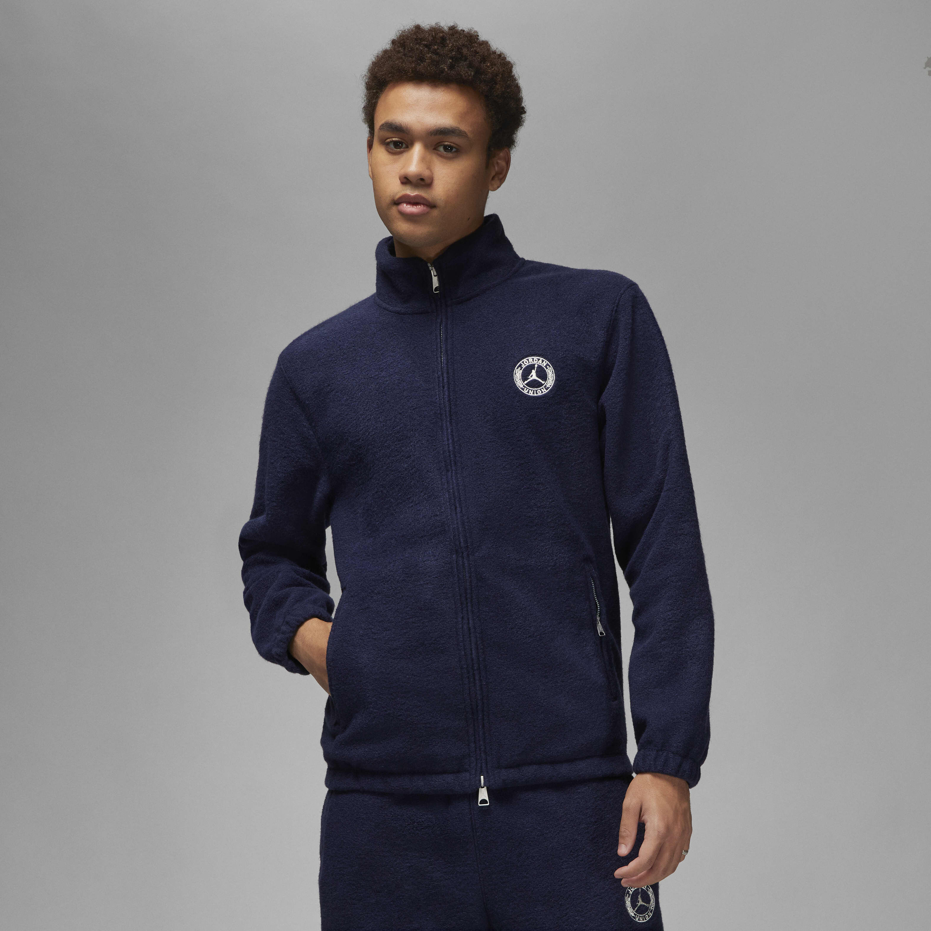 Buy Jordan x Union Men's Tracksuit Jacket - College Navy/Coconut