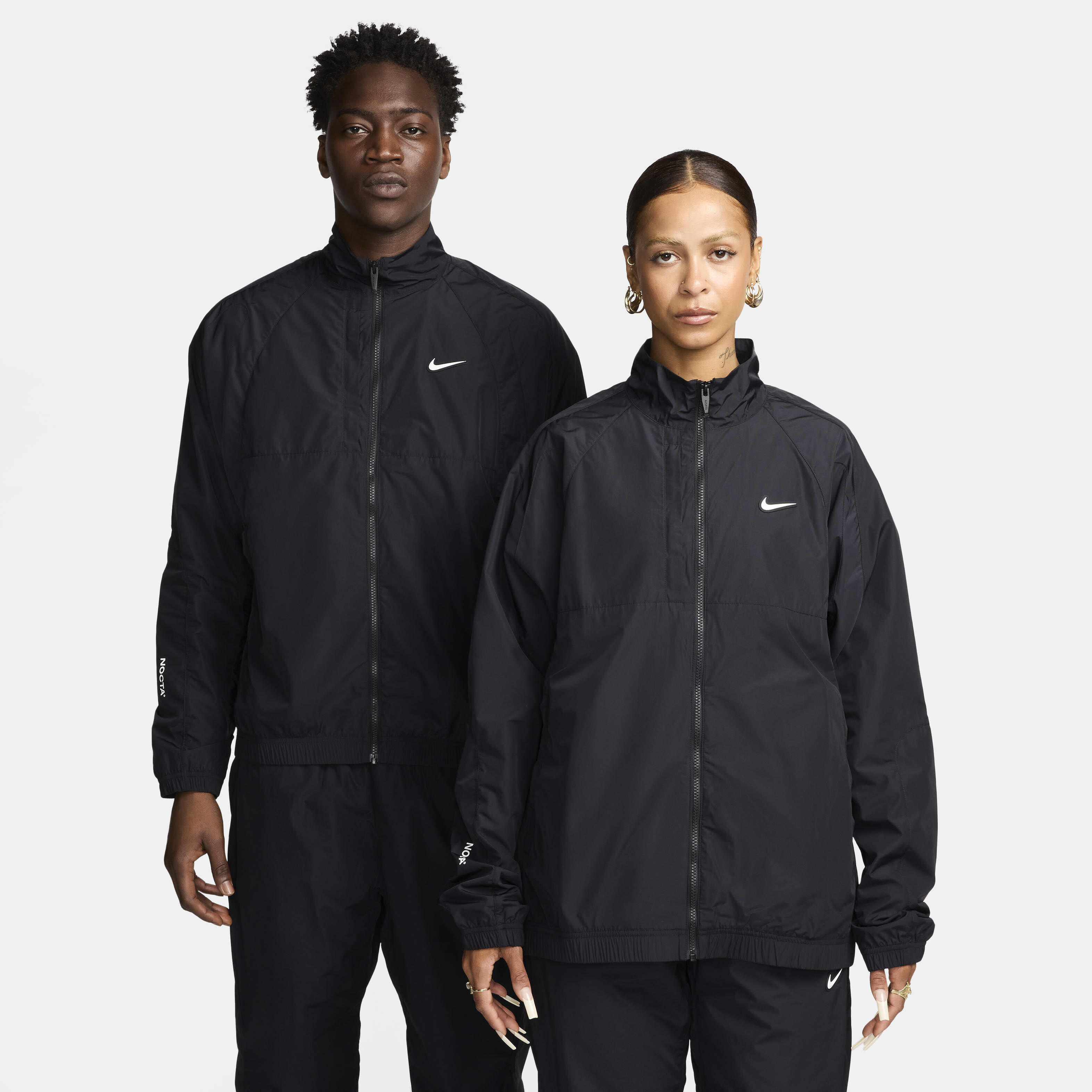 Buy NOCTA Northstar Nylon Tracksuit Jacket - Black/Black/White