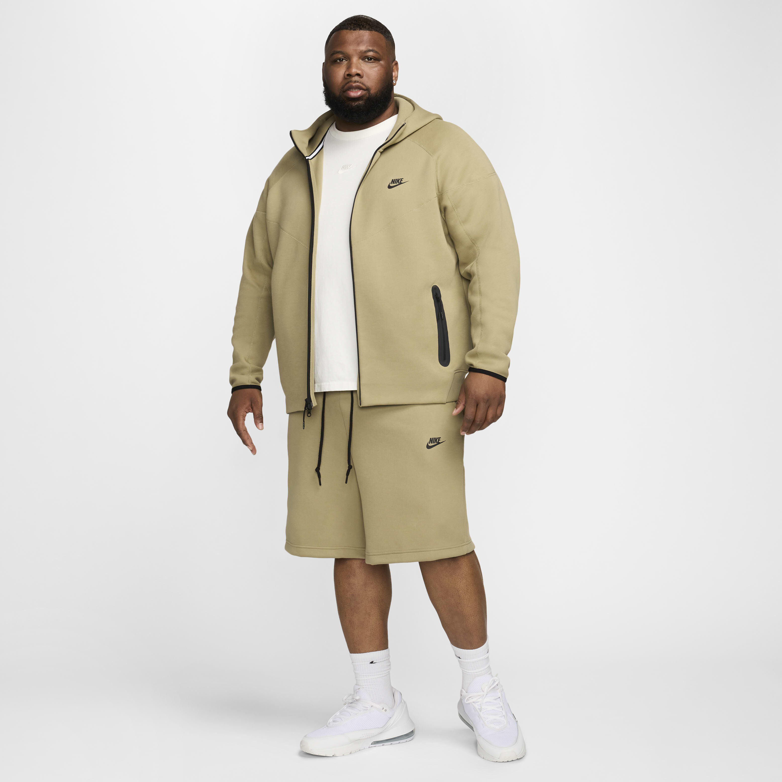 Buy Nike Sportswear Tech Fleece Men's Shorts - Neutral Olive/Black