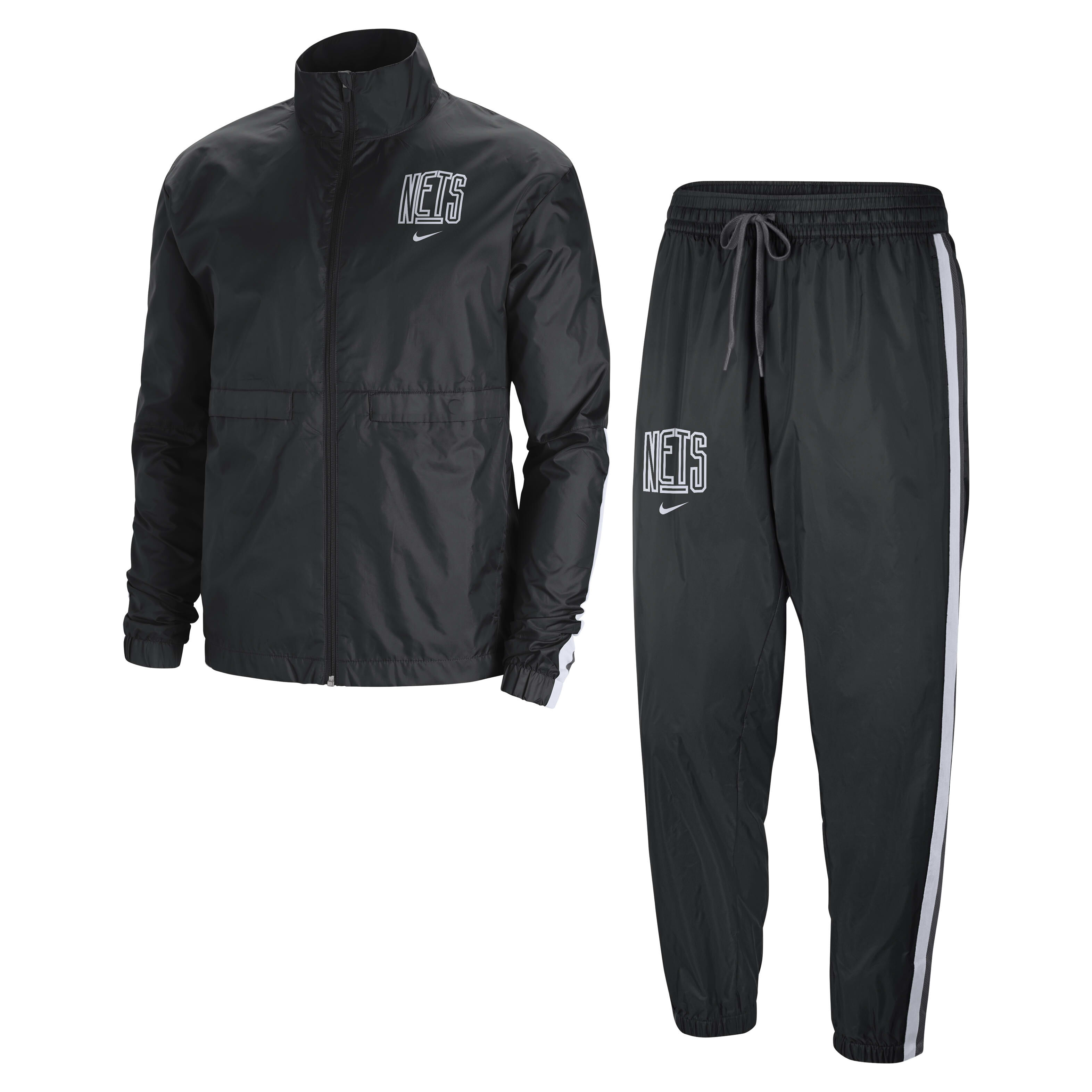 Buy Brooklyn Nets Courtside Men's Nike NBA Tracksuit - Black