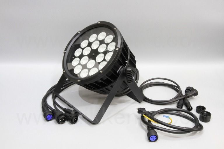 DMX対応 LED PARライト 150W RGBW(4in1) 18灯 照射角15°・25°・40