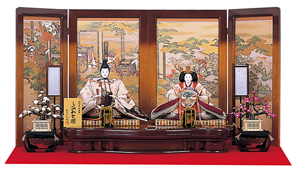 平安絵巻セット - ｜人形の月志 ｜ ひな人形・五月人形（静岡県静岡市）