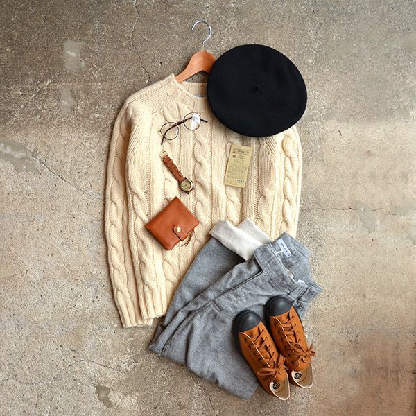 INVERALLAN（インバーアラン） / Cable Knit（ケーブルニット）