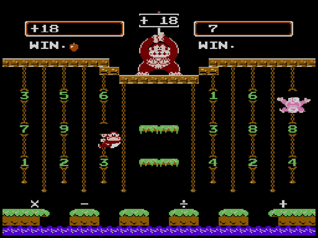 ドンキーコングJR.の算数遊び | ファミリーコンピュータ | 任天堂