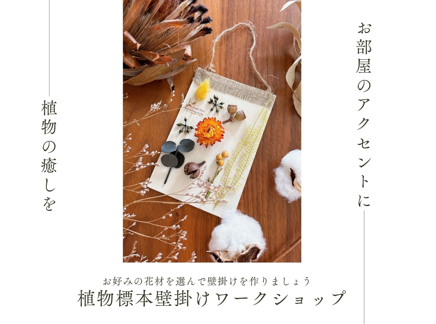 植物標本壁掛けワーl久ショップ