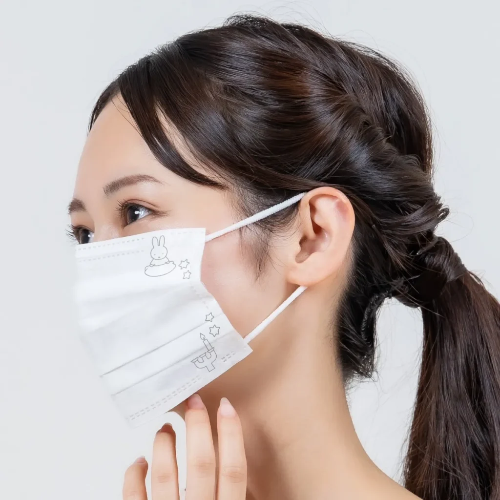 大人用 ミッフィー（おばけ）不織布マスク 30枚入 BOXマスク | 横井定