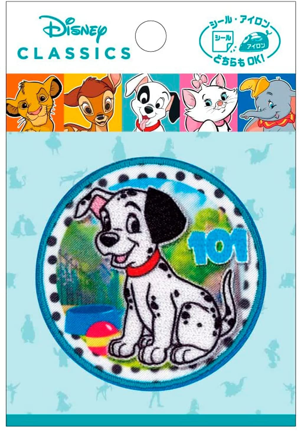 MY6501-MY494 ディズニーワッペン 101匹ワンちゃん（枚）「手芸材料