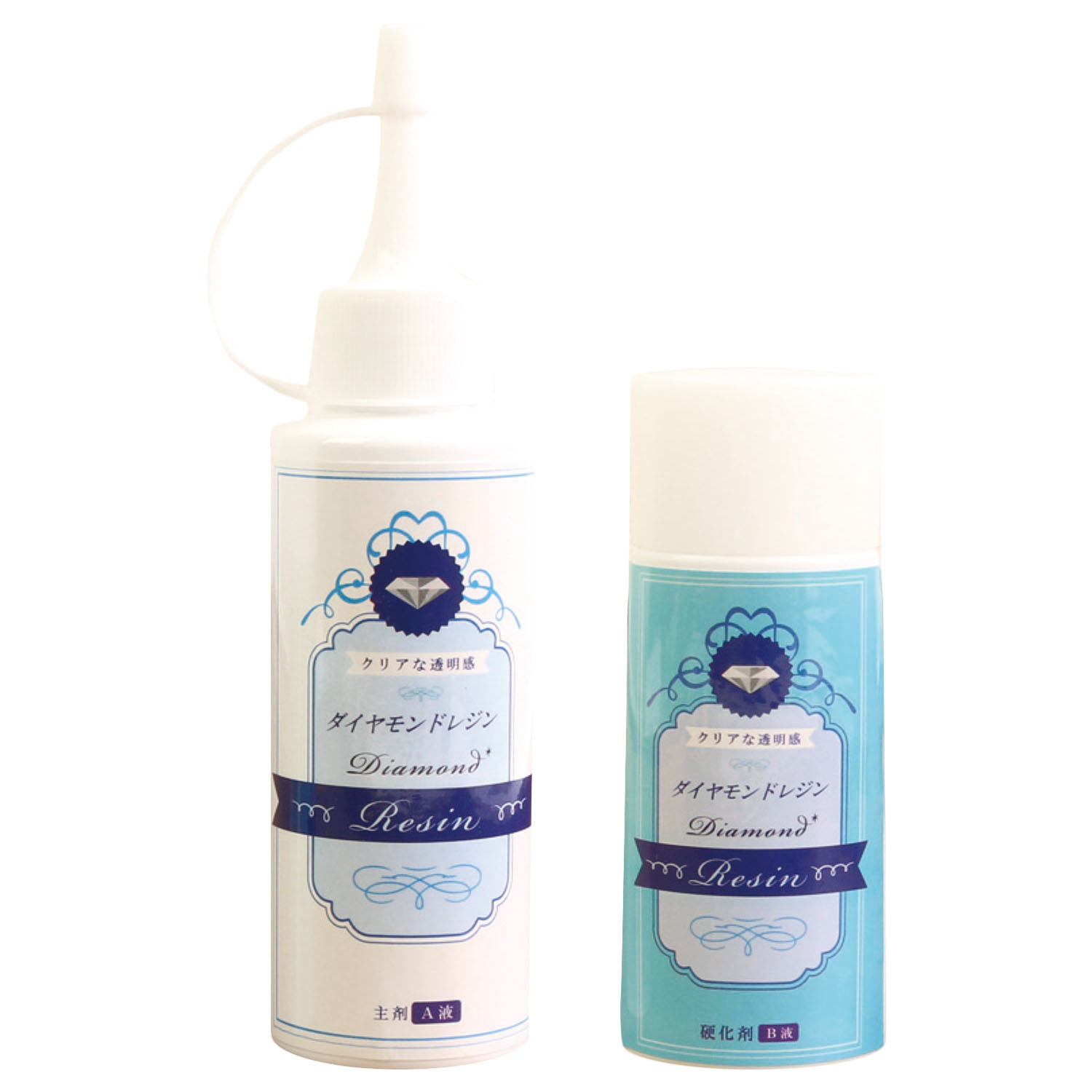 DM-RESIN ダイヤモンドレジン 2液性自然硬化レジン (セット)「手芸材料