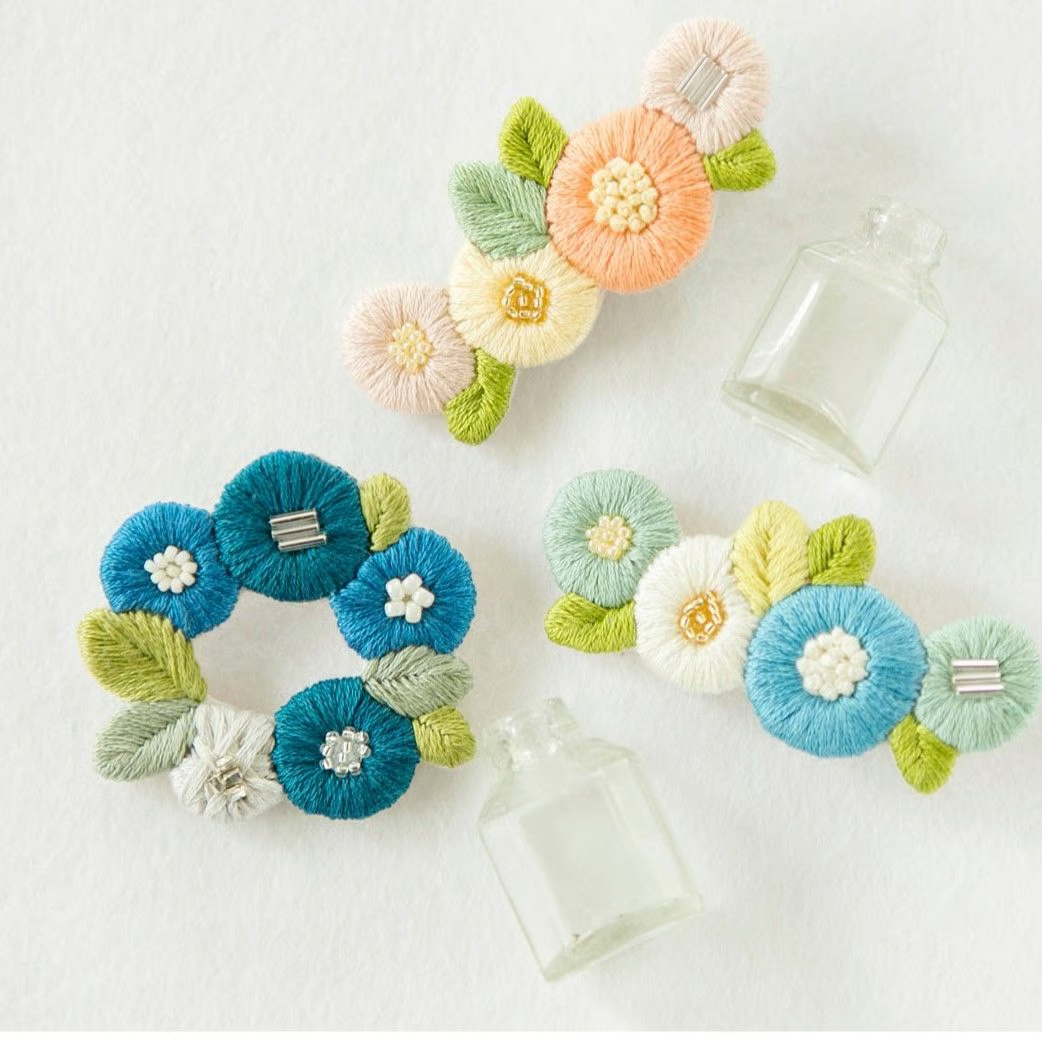 PHC-034-2 刺しゅうキット k.omono fioret wreah brooch ブローチ