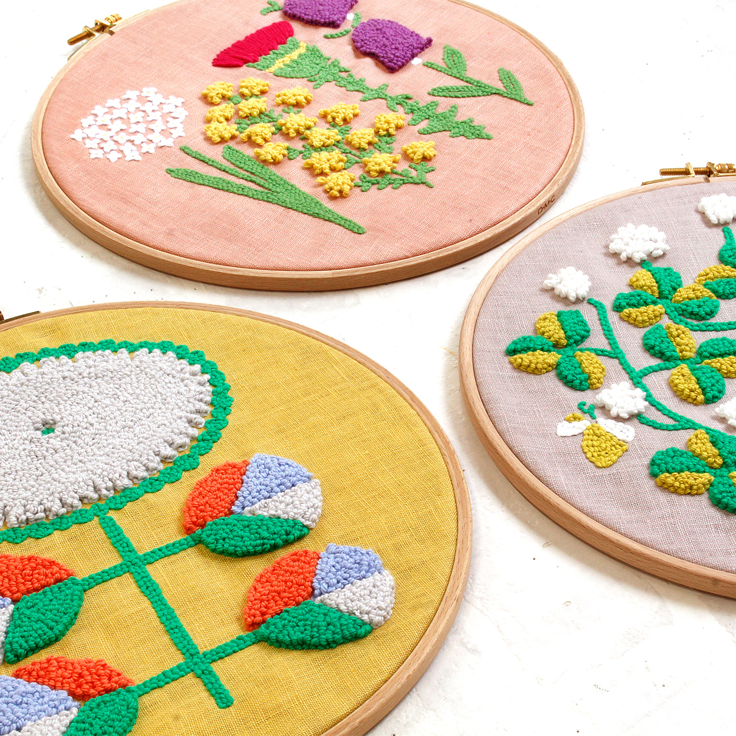 DMC-JPT76 ten to sen DMCパンチニードルキット バードガーデン